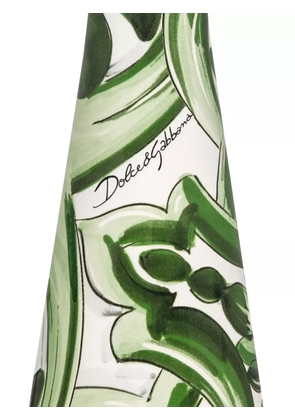 Dolce & Gabbana medium printed candle holder - Green
