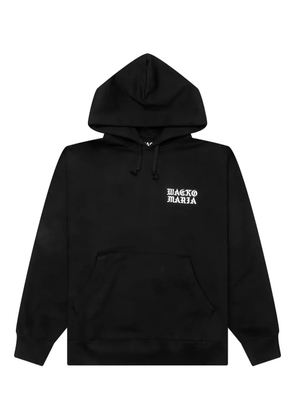 WACKO MARIA logo-embroidered hoodie - Black