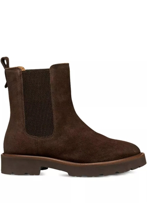Geox elasticated-panel chelsea boots - Brown