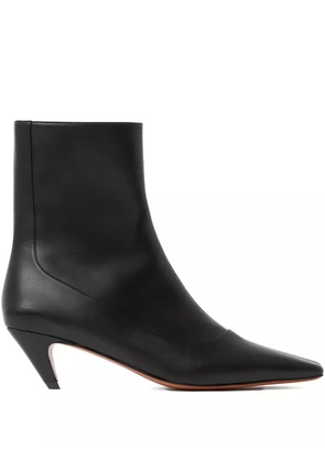 Stella McCartney square-toe ankle boots - Black