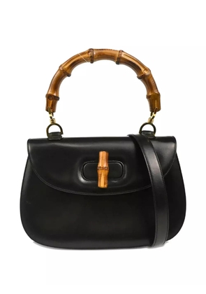 Gucci Pre-Owned 1990s bamboo leather handbag - Black