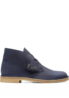 Clarks Originals Leather 'Navy' desert boots - Blue