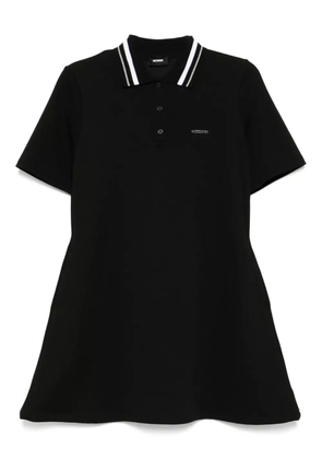 We11done polo mini dress - Black