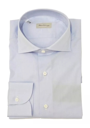 SARTORIO NAPOLI cotton button-down shirt - Blue