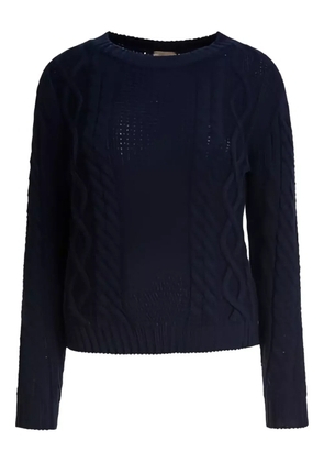 RAKKI cable-knit merino-wool sweater - Blue