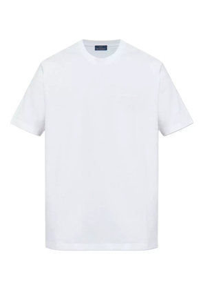 Paul & Shark logo-embroidered cotton T-shirt - White