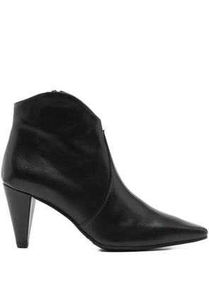 Evaluna 80mm pointed-toe heeled boots - Black