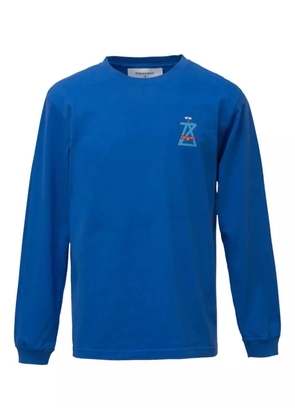 Anrealage x Doraemon drone-print long-sleeve top - Blue