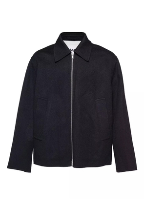 Jil Sander zip-front wool jacket - Black