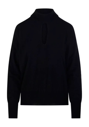 Roberto Collina keyhole high-neck sweater - Black