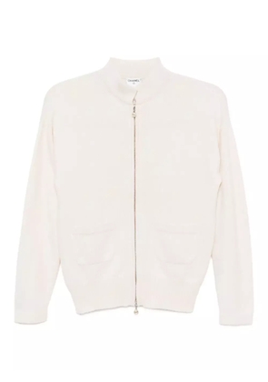 CHANEL Pre-Owned 2012-2013s zipped cardigan - Neutrals