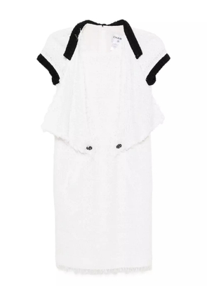 CHANEL Pre-Owned 2011 tweed dress - White