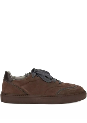Brunello Cucinelli Monili chain detail sneakers - Brown