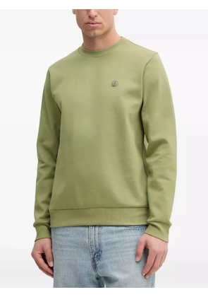 BOSS logo-patch sweatshirt - Green