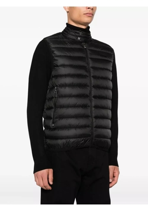 John Richmond quilted zip-up gilet - Black