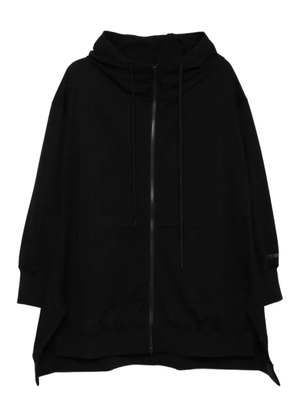 Yohji Yamamoto hooded track dress - Black