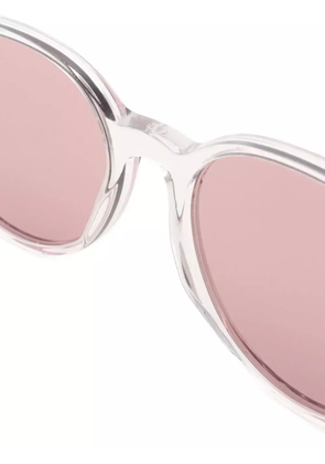 Christian Dior Pre-Owned 2020s round-frame sunglasses - White