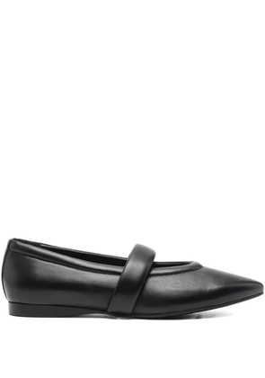 Evaluna pointed-toe ballet flats - Black