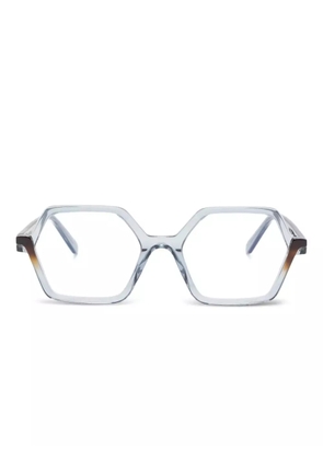 Veronika Wildgruber Vega geometric-frame glasses - Blue