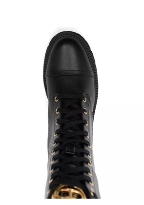 TWINSET lace-up boots - Black