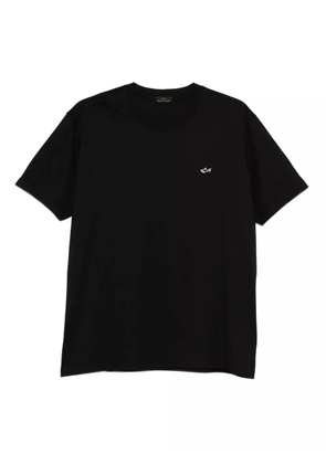 Paul & Shark shark-detail cotton T-shirt - Black