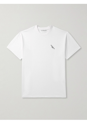 Givenchy - Logo-Embroidered Cotton-Jersey T-Shirt - Men - White - XS