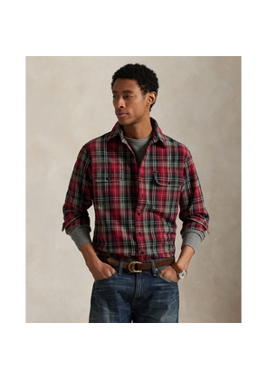 Classic Fit Plaid Oxford Workshirt
