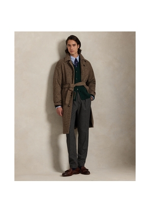 Donegal Tweed Balmacaan Coat