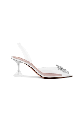Amina Muaddi Begum PVC Slingback Pumps - Moda Operandi