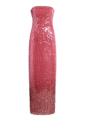 SIMKHAI - Leilani Sequined Gown - Pink - US 2 - Moda Operandi