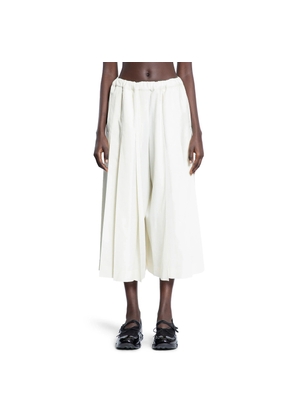 Pleated Wide Leg Cropped Pants