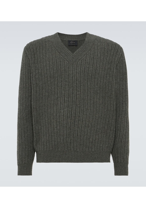 Brioni Ribbed-knit cashmere sweater
