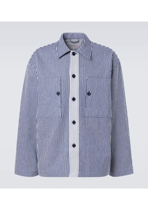 JW Anderson Striped cotton overshirt
