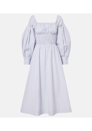 Altuzarra Josie striped cotton midi dress