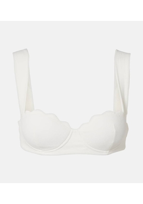 Marysia North scalloped bikini top