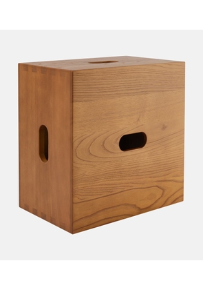 Cassina LC14 Cabanon chestnut stool by Le Corbusier