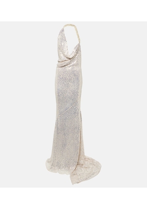 Maticevski Desires crystal-embellished silk gown