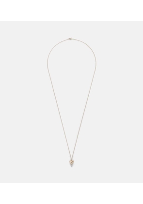 Persee Heart Locket 9kt gold necklace with diamonds