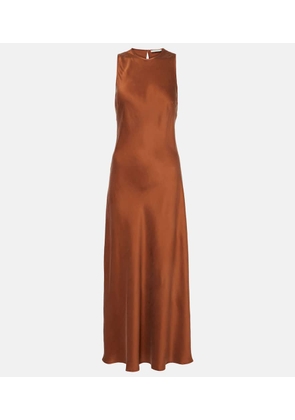Asceno Valencia silk charmeuse slip dress