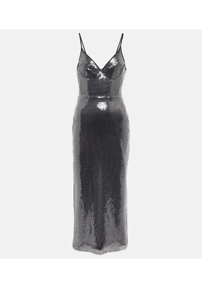 David Koma Sequined pencil midi dress