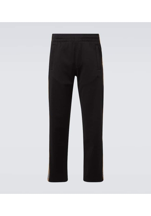 Burberry Burberry Check cotton-blend jersey track pants