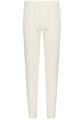 TOM FORD Lightweight Lounge Sweatpant in Ivory - Cream. Size 52 (also in ).