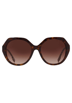 Burberry Vanessa Brown Gradient Geometric Ladies Sunglasses BE4375 401713 55