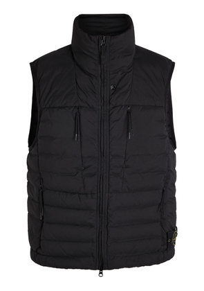 Stone Island Loom Quilted Shell Gilet - Black - S