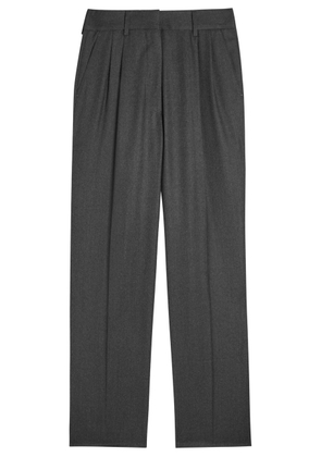 Blaze Milano Fox Wool Trousers - Grey - 1 (UK8 / S)