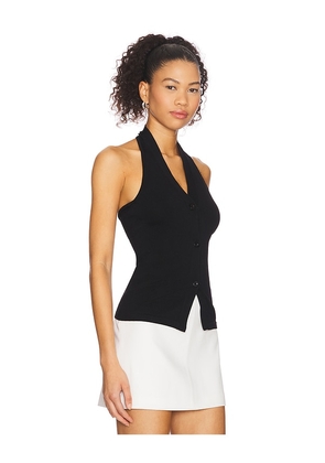 ALL THE WAYS Alba Top in Black. Size L. Also in M, S, XS.