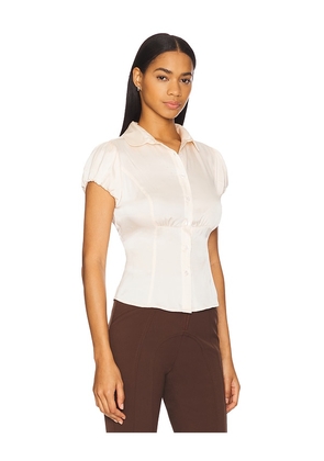 GUIZIO Liana Top in Ivory. Size M. Also in S, XL, XS, XXS.