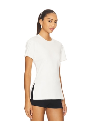 EAVES Ander Tee in White. Size L. Also in M, S, XL, XS.