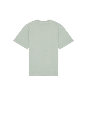 AGOLDE Asha Mock Neck Tee in Green. Size M. Also in L, S.
