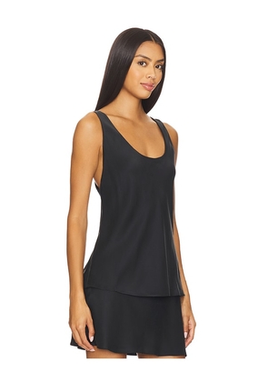 EAVES x Coco Nico Silk Tank in Black. Size L. Also in M, S, XL, XS, XXS.